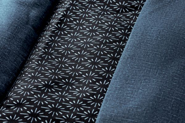 ふっくら中わたはんてん　かすり調