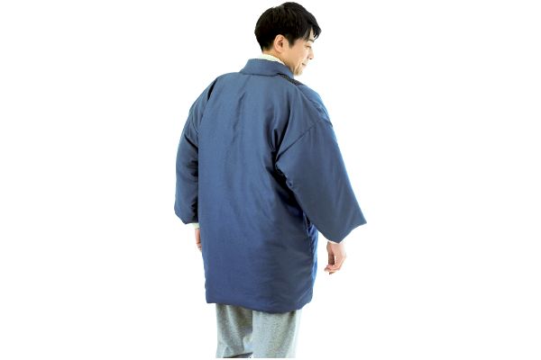 ふっくら中わたはんてん　かすり調