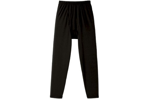 メンズあったかフィットロングパンツ Ｍブラック