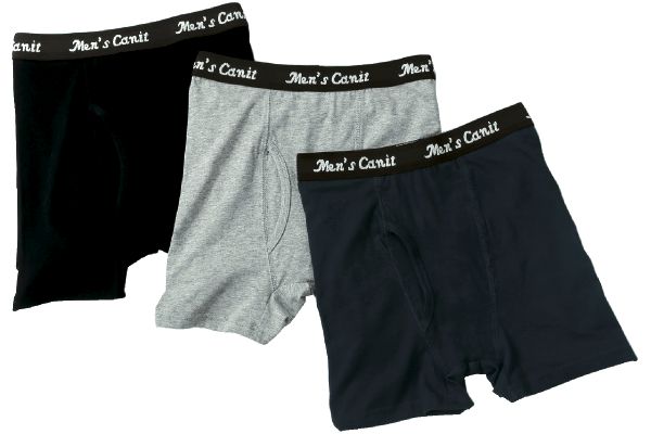 腰あったかニットトランクス Ｍ３色組