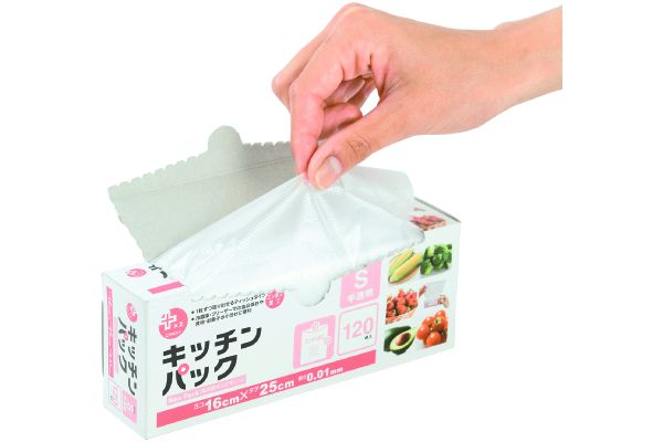 【ネット限定】キッチンパック　Ｓサイズ　半透明　（120枚入×2個）