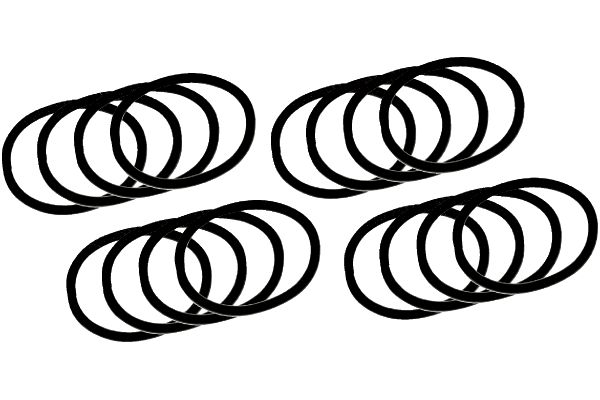 【ネット限定】ミニヘップリング極細　黒　（８Ｐ×２個組）　　