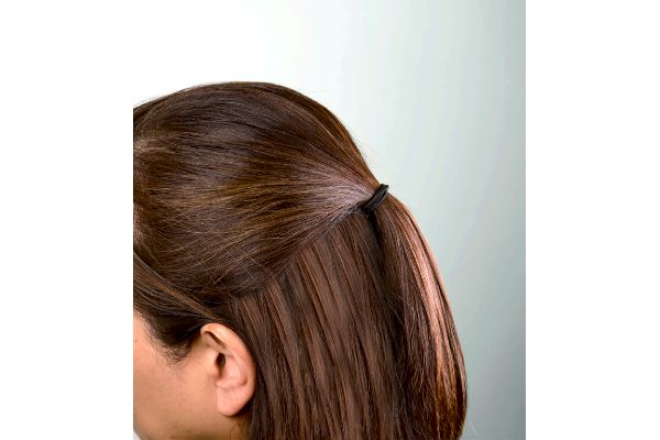 【ネット限定】ミニヘップリング極細　黒　（８Ｐ×２個組）