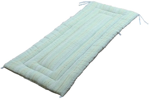 【ネット限定】さらっと綿しじら織ごろ寝長座布団　　ブルー　