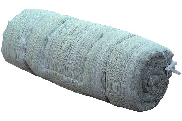 【ネット限定】さらっと綿しじら織ごろ寝長座布団　　ブルー