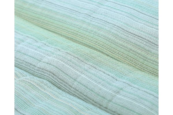 【ネット限定】さらっと綿しじら織ごろ寝長座布団　　ブルー