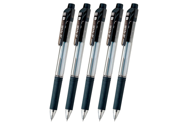 ドットｅボールペン　黒　５本パック