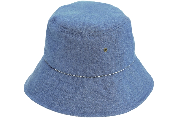 髪型ふんわりＵＶデニムハット