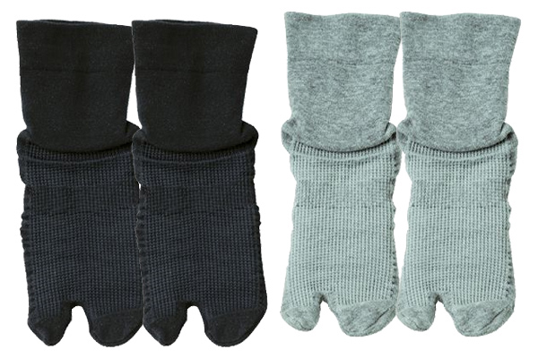 歩行アシストメンズタビソックス（すべり止め付）