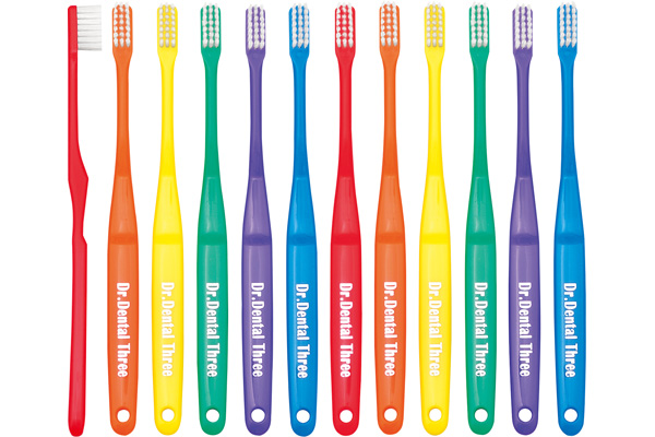 [Ｄｒ．デンタルスリー]歯医者さんが考えた密毛歯ブラシ