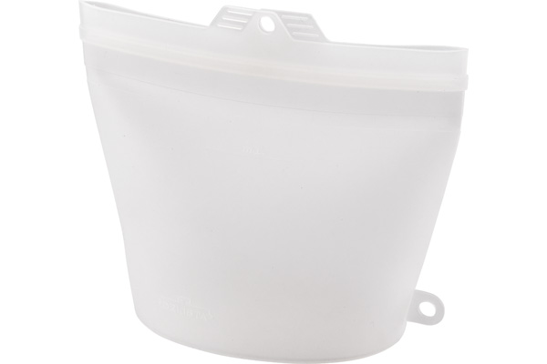 大きくひらくシリコンクックバッグ （1.8L）クリア