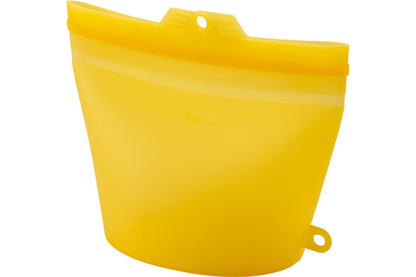 大きくひらくシリコンクックバッグ （1.8L）イエロー