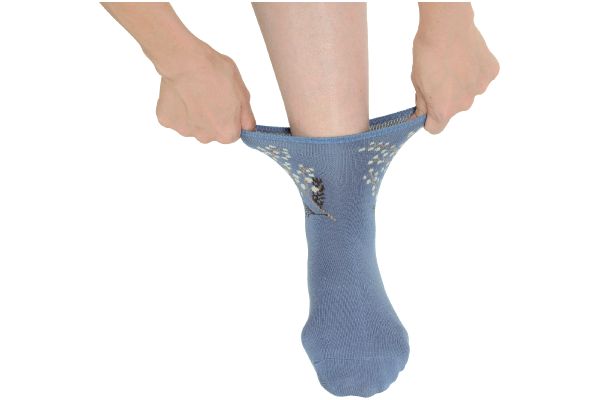 口ゴムゆったりミモザソックス