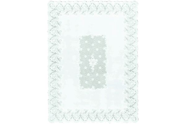 レーステーブルクロス エリザベス　132×177ｃｍ