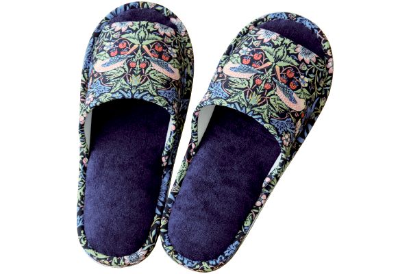 洗えるスリッパ　モリスいちご泥棒 Ｌ