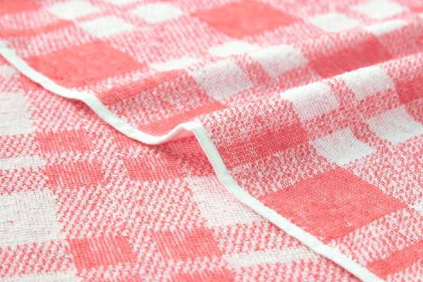 ビガーチェックミニバスタオル