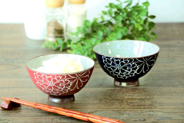 ［美濃焼］ダリア飯碗