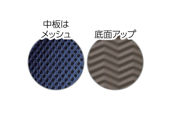 ドライフィットスリッパ（ボーダー）