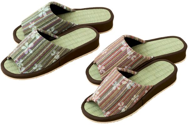 い草ヒールアップスリッパ