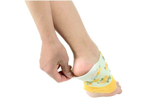 かかとケアボタニカル柄サポーター