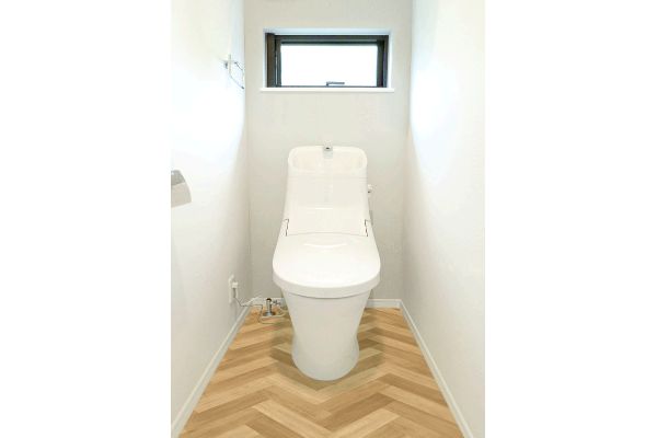 防水模様替えシート　トイレ床全面用 （2枚×2組）ヘリンボーン