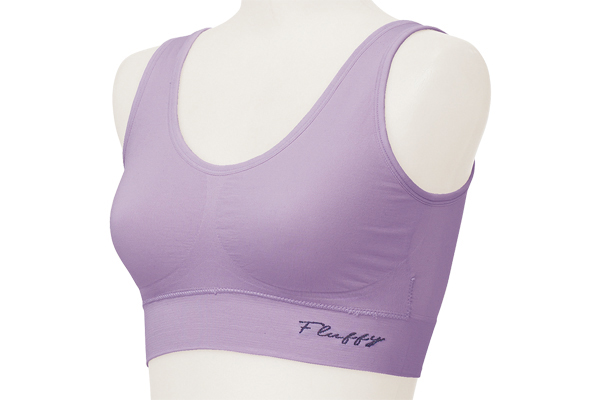 Fluffy軽やかブラ Ｍ〜Ｌラベンダー