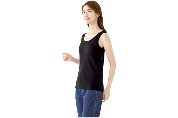 綿１００％やわらかタンクトップ
