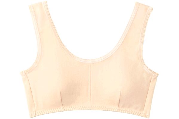 綿１００％わたしサイズのらくちんブラジャー