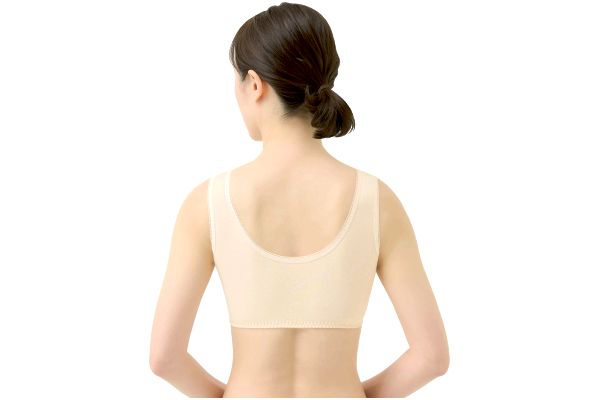 綿１００％わたしサイズのらくちんブラジャー