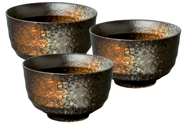 [美濃焼]備前風煎茶湯呑