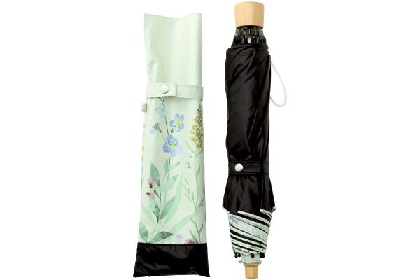 ＵＶ遮熱遮光折傘 ボタニカル