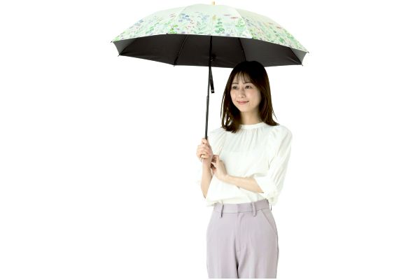 ＵＶ遮熱遮光折傘 ボタニカル