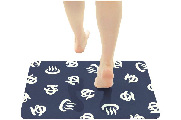 珪藻土入り　ソフトバスマット