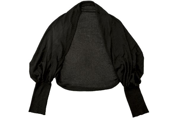 [サンブロックラボビューティー]ＵＶボレロカーデ ブラック