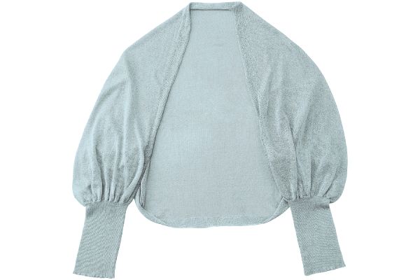 [サンブロックラボビューティー]ＵＶボレロカーデ アイスグレー