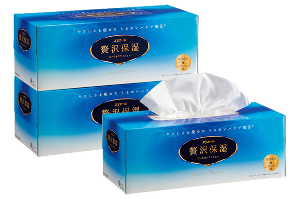 [エリエール]贅沢保湿ティシュ