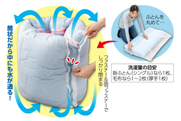 大物洗い用ネットドーナツ型