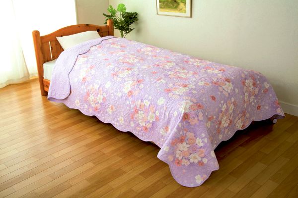 キルトカバー　花だより 長方形 190×240cm