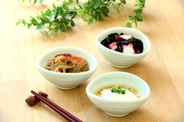 [美濃焼]粉引釉小鉢