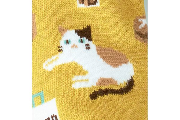 ほっこりねこ時間ソックス
