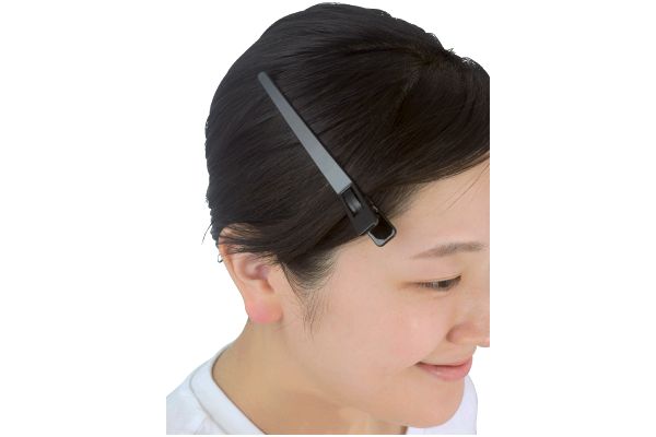 髪に跡がつきにくいクリップ