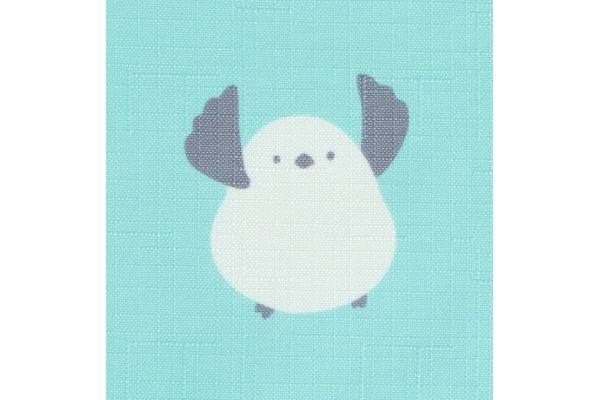 はっ水テーブルクロス　シマエナガ