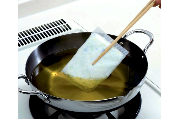 吸いとるんです