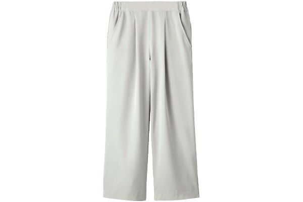 ワイドクロップドパンツ