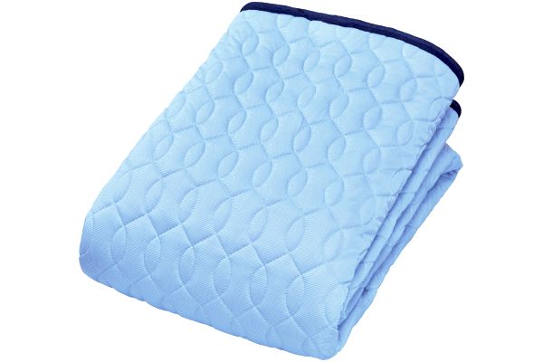 【ネット限定】感じてドライ＆触ってクール【下Ｒ】涼感敷パッド　　セミダブル　120×205ｃｍ　ブルー