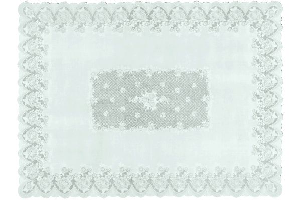 レーステーブルクロス エリザベス　120×150ｃｍ