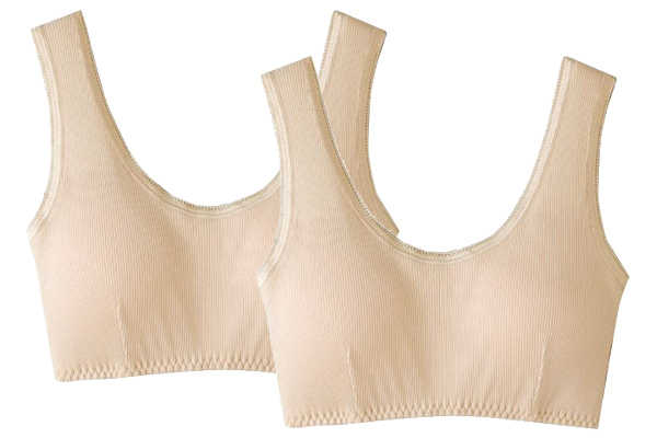 綿１００％やわらか楽ちんブラ