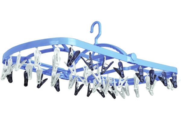 【ネット限定】分けて干せる角ハンガー　（44ピンチ）