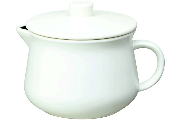 【ネット限定】ギュッとポット　　1.1L　ミルクホワイト