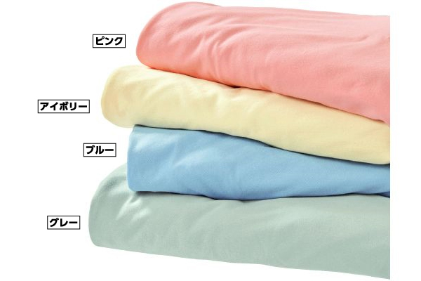 のびのび楽らくピタッと！シーツ（鹿の子） セミシングル〜シングルピンク